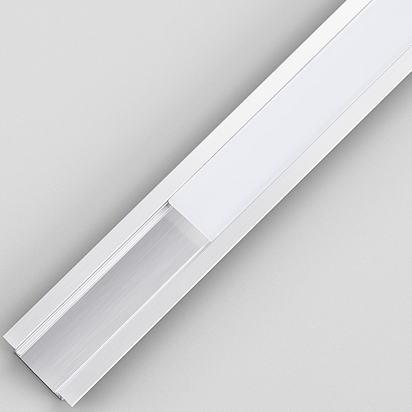 Shallow Wide 1 Inch LED Strip Channel With Flange, 27mm Inner Shallow Wide 1 Inch LED Strip Channel With Flange, 27mm Inner